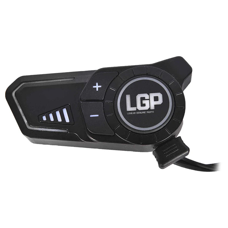 LGP F20 Pro Helmet Bluetooth Headset for Bike Riders, Bluetooth 6.1, Two-Person Intercom, Music Sharing, 1000mAh Battery, RGB Lights