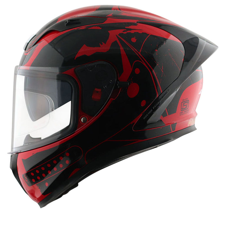 Axor Street DC Batman Helmet Red Black