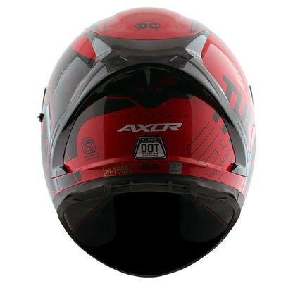 Axor Street DC Batman Helmet Red Black