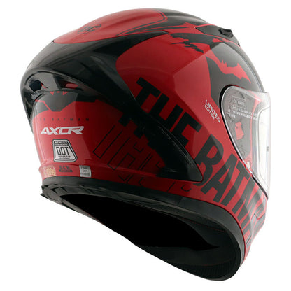 Axor Street DC Batman Helmet Red Black