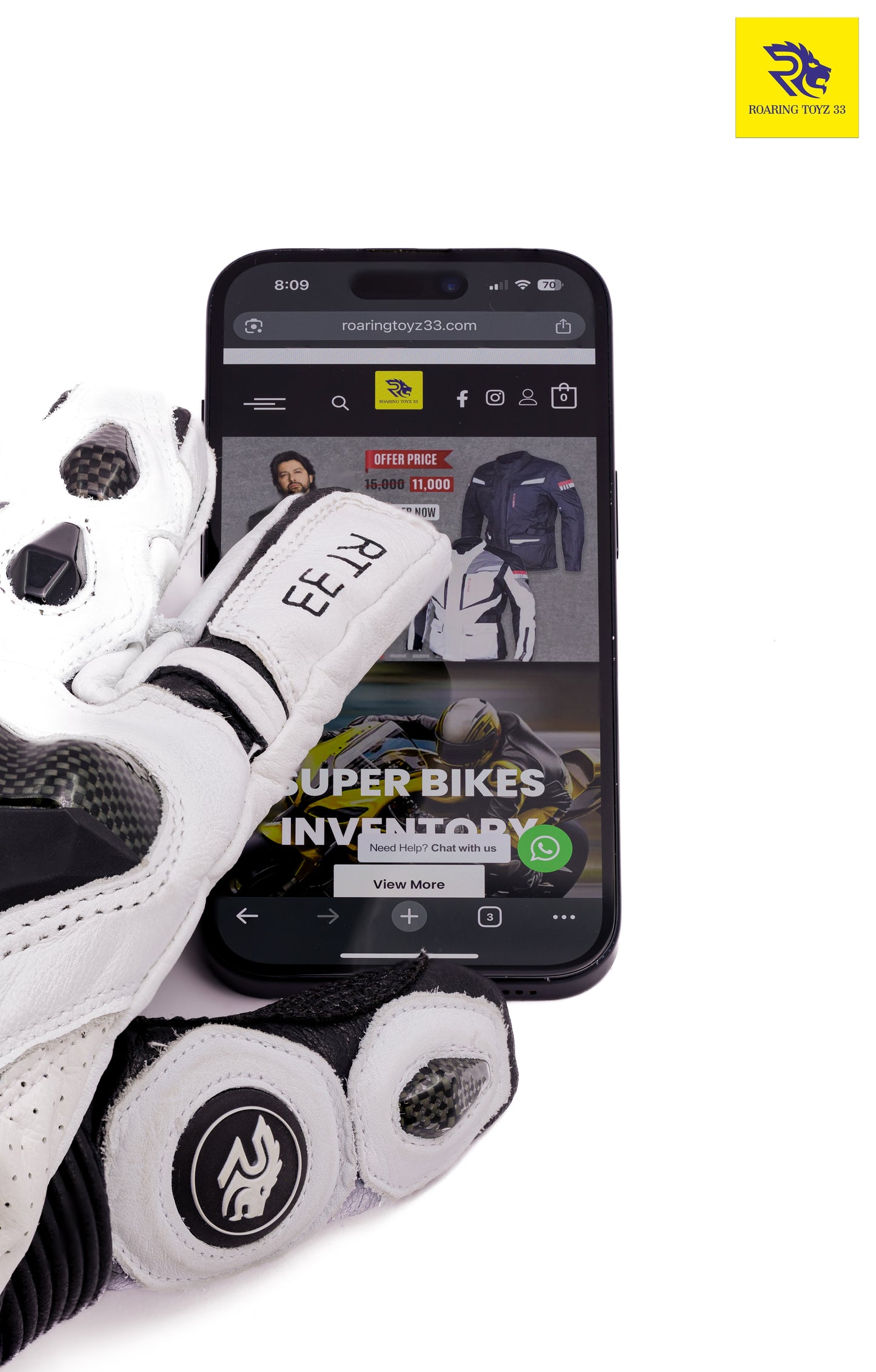 Light Fury Racing Gloves