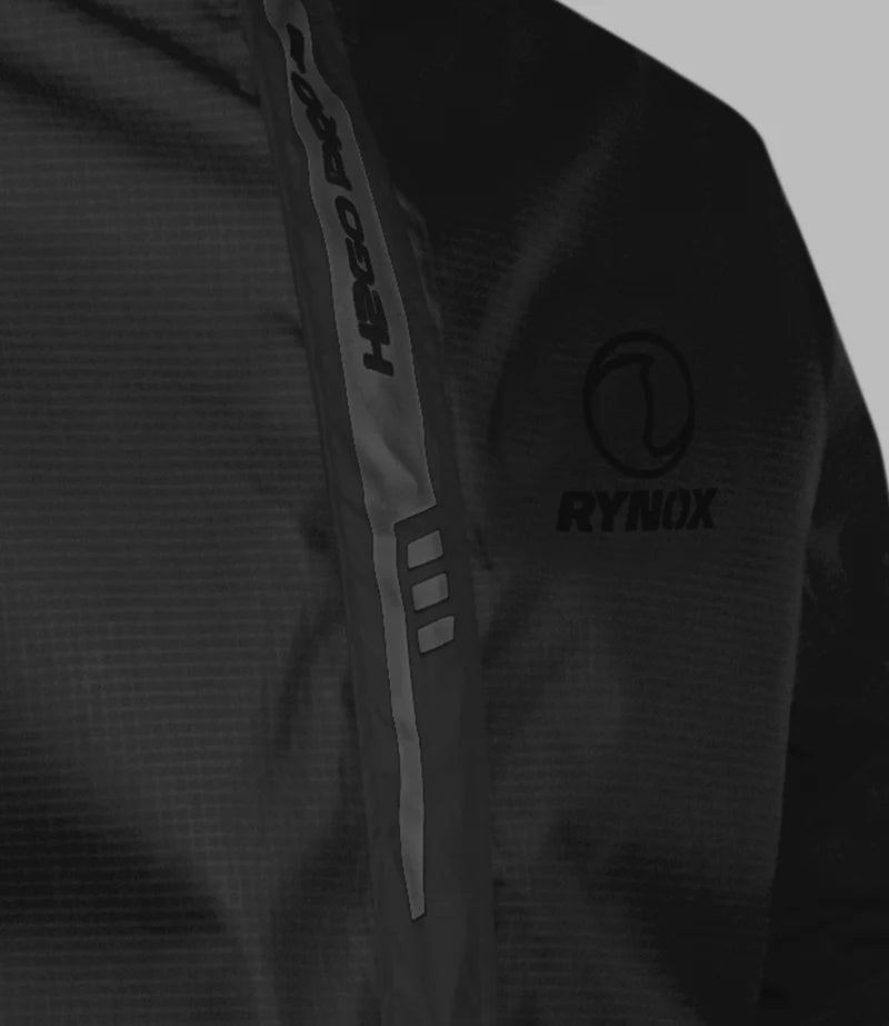 RYNOX H2GO PRO 3 RAIN JACKET BLACK