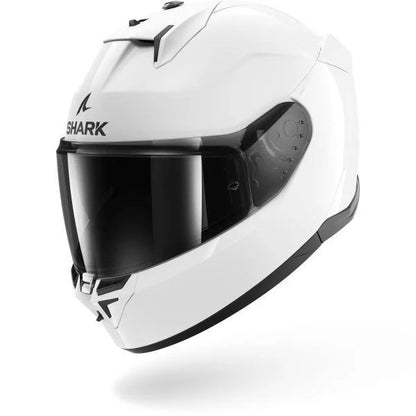 Shark D-SKWAL 3 Helmet Blank White Azur White