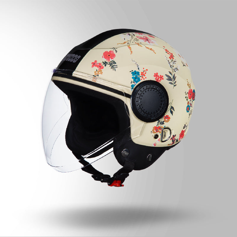 URBAN SUPER D2 DECOR MATT YELLOW WITH FLOWER GRAPHICS