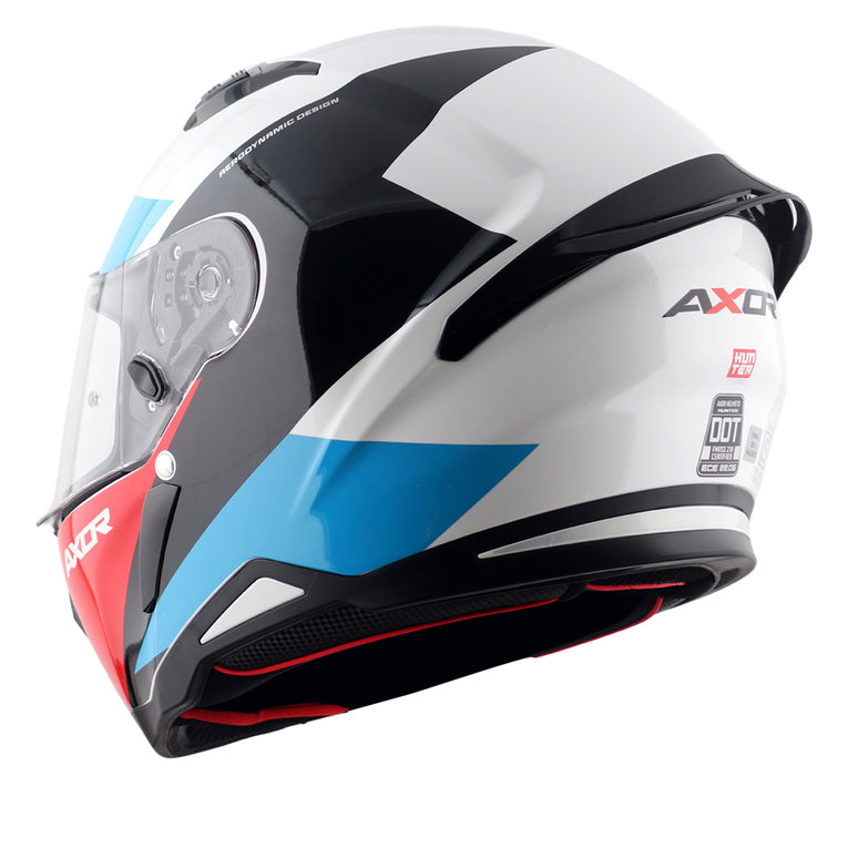 Axor Hunter Turbo Helmet White Red