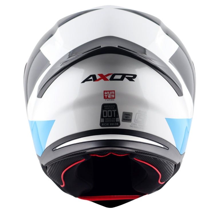 Axor Hunter Turbo Helmet White Red