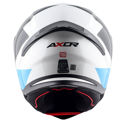 Axor Hunter Turbo Helmet White Red