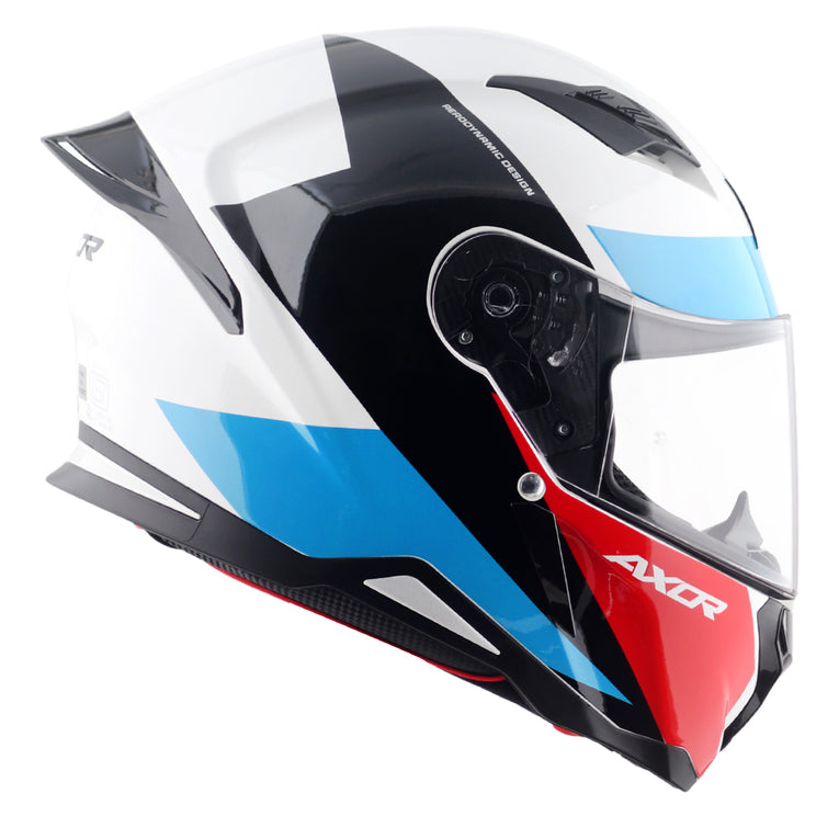 Axor Hunter Turbo Helmet White Red