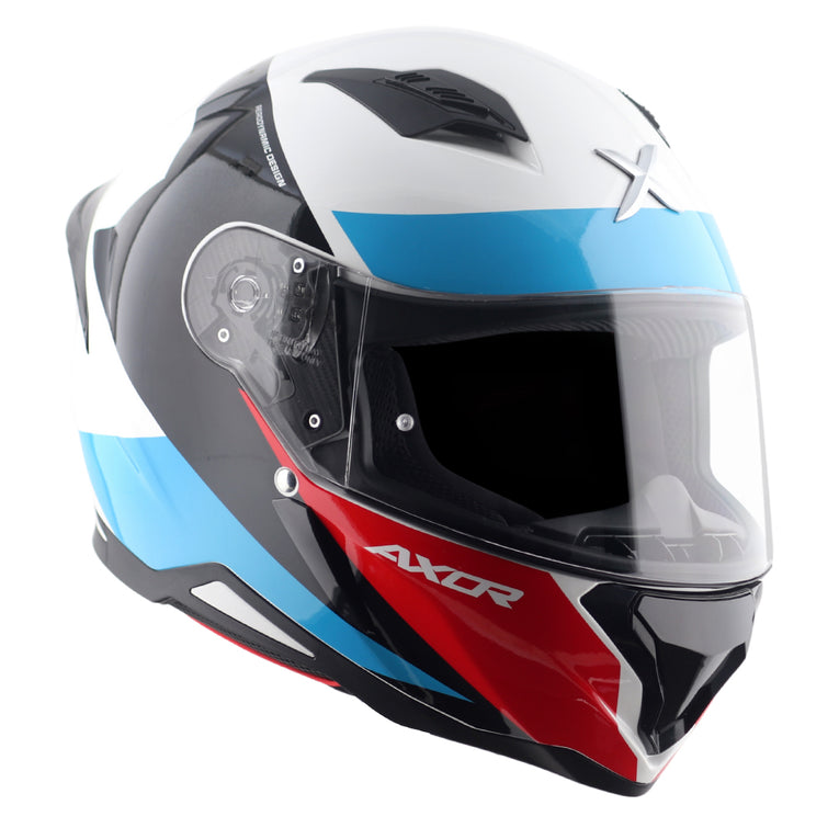 Axor Hunter Turbo Helmet White Red
