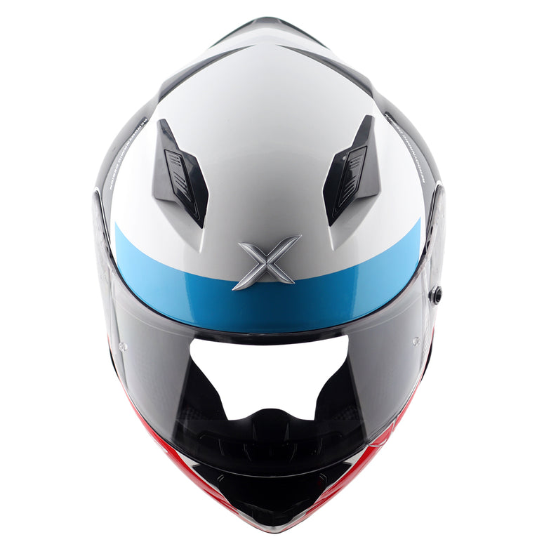 Axor Hunter Turbo Helmet White Red
