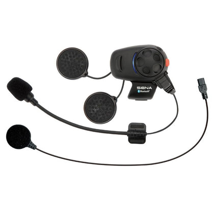 SENA SMH5 Bluetooth Headset & Intercom for Scooters and Motorcycles with Universal Microphone Kit