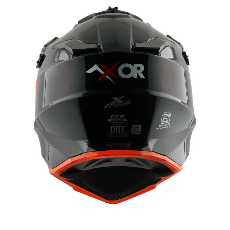 Axor X-cross Single Color Helmet Black Orange