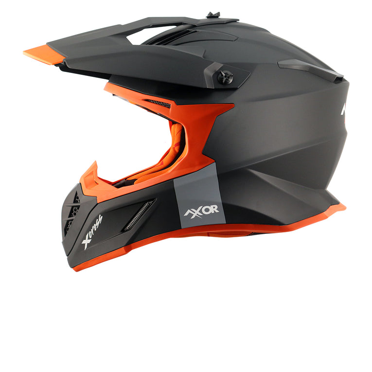 Axor X-cross Single Color Helmet Dull Black Orange