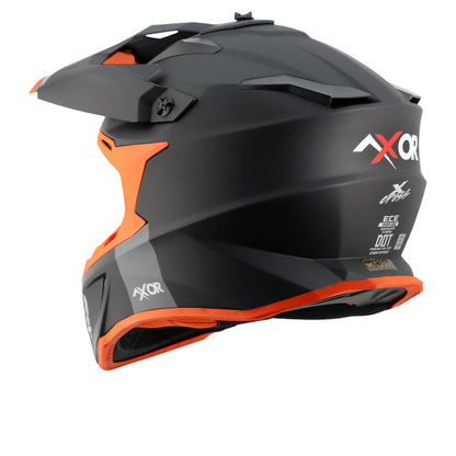 Axor X-cross Single Color Helmet Dull Black Orange