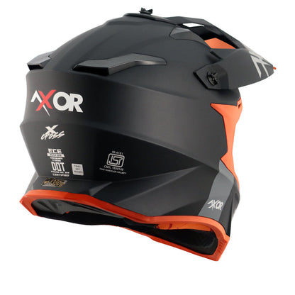 Axor X-cross Single Color Helmet Dull Black Orange
