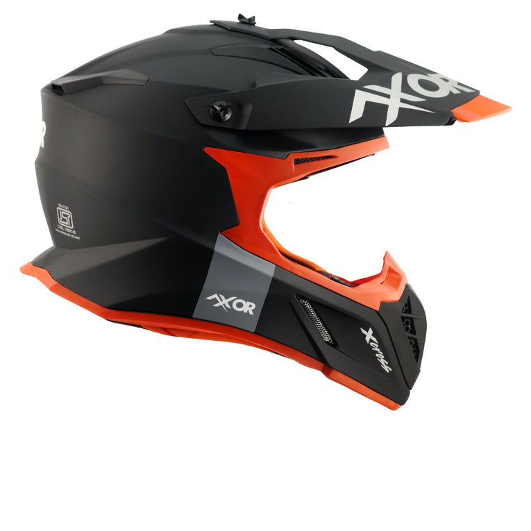 Axor X-cross Single Color Helmet Dull Black Orange