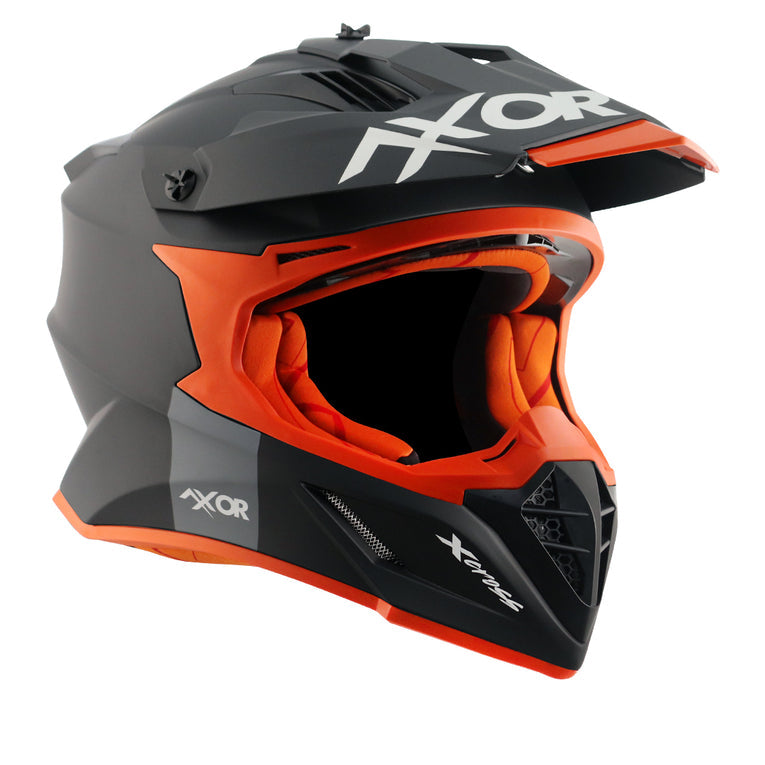 Axor X-cross Single Color Helmet Dull Black Orange