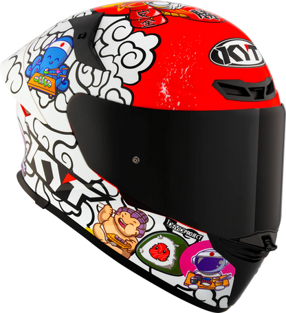 KYT TT Revo Sushi Time Gloss Helmet