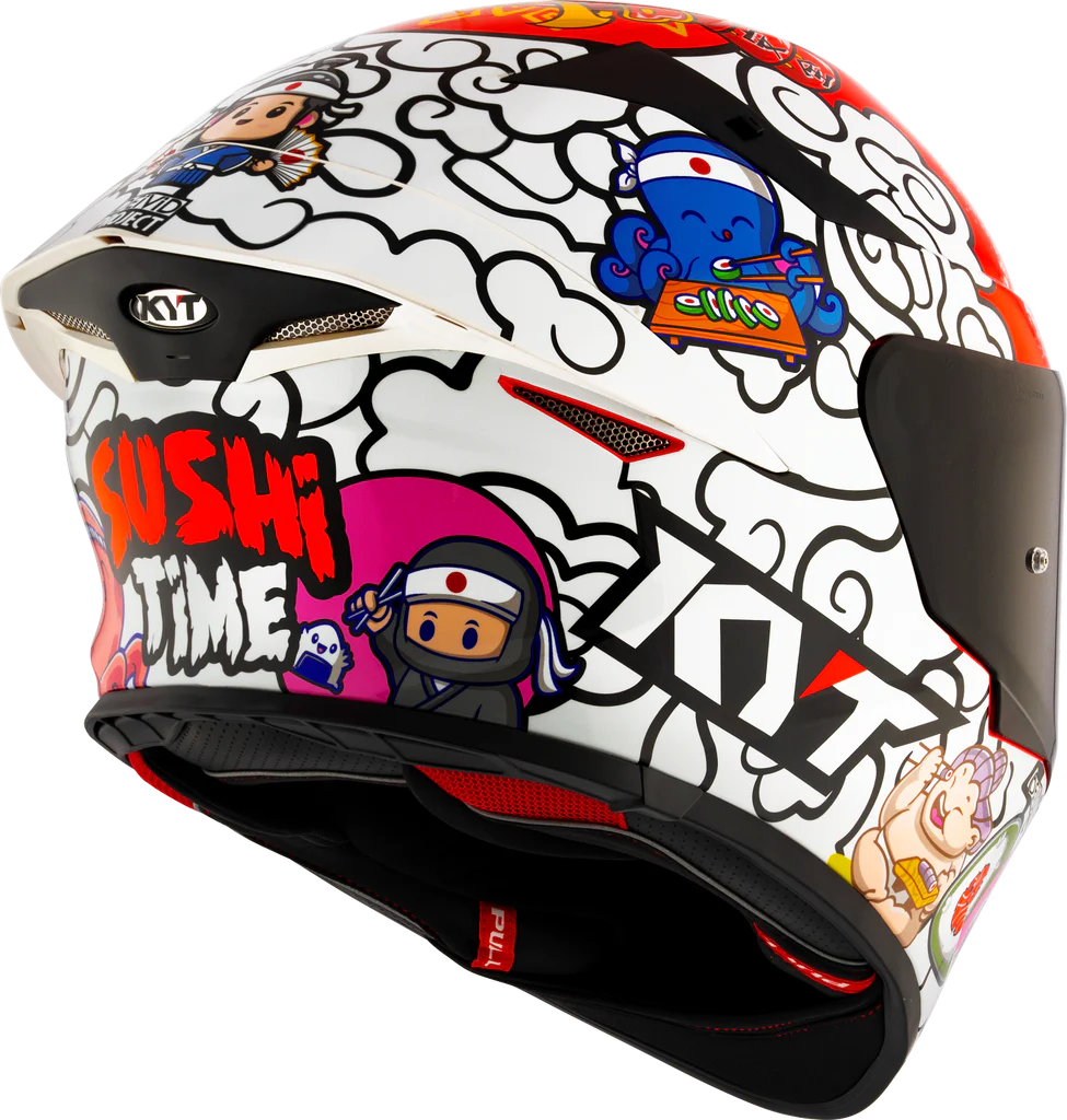 KYT TT Revo Sushi Time Gloss Helmet