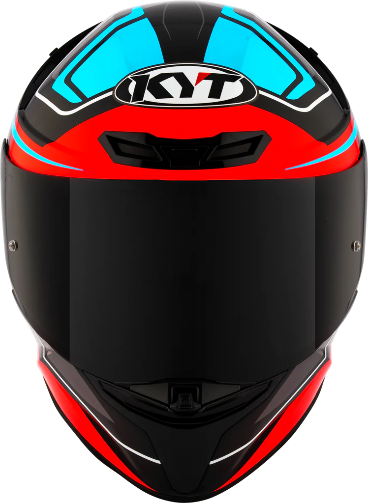 KYT TT Revo Overtech Black Fuxia Gloss Helmet