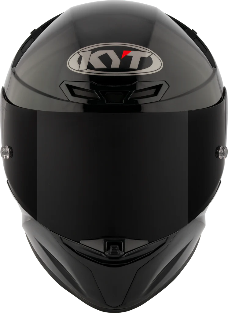 KYT TT Revo Plain Black Helmet
