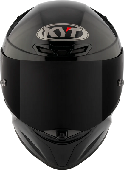 KYT TT Revo Plain Black Helmet