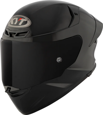 KYT TT Revo Plain Black Helmet