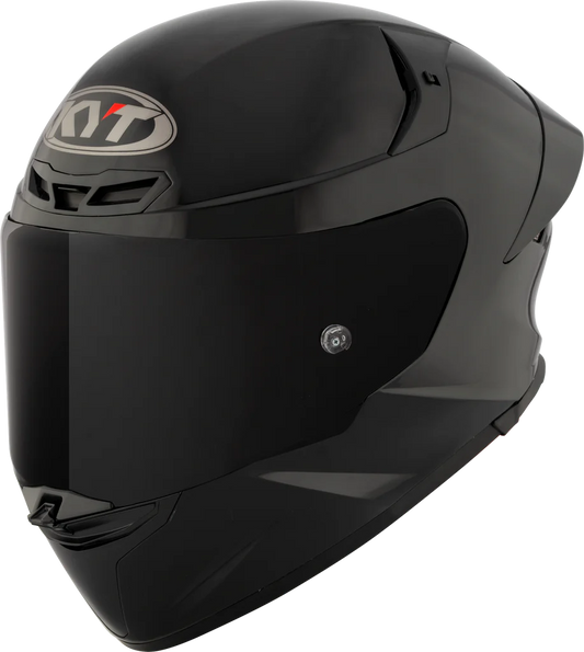 KYT TT Revo Plain Black Helmet