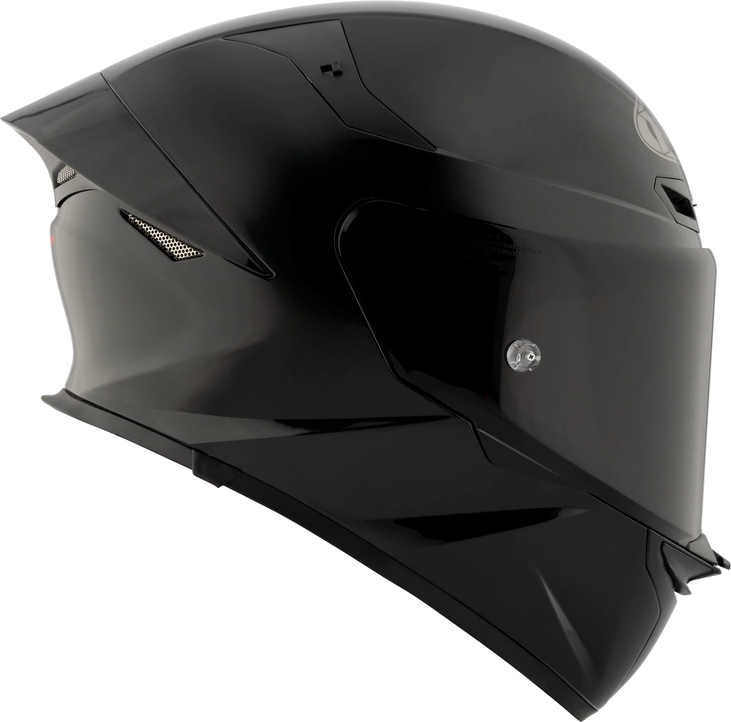 KYT TT Revo Plain Black Helmet