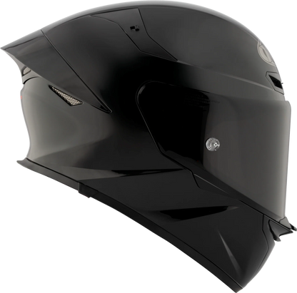 KYT TT Revo Plain Black Helmet
