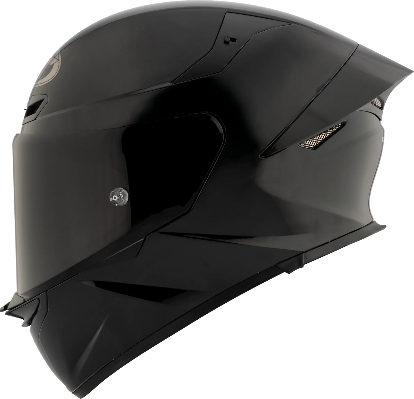 KYT TT Revo Plain Black Helmet