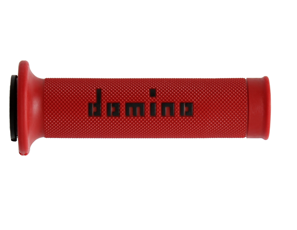 DOMINO ROAD RACING HANDLE GRIPS RED/BLK