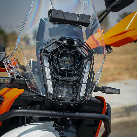 HEADLIGHT GUARD SPIDER VERISON FOR KTM 390 Adventure/Adventure X
