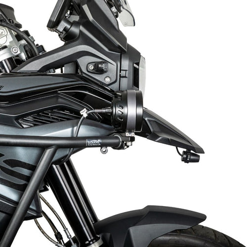 L16 Motorcycle Auxiliary Lights – 19000LM High & Low Beam LEDs, 3-Mode Warning, IP68 Waterproof, Intelligent Temp Control (Pair)