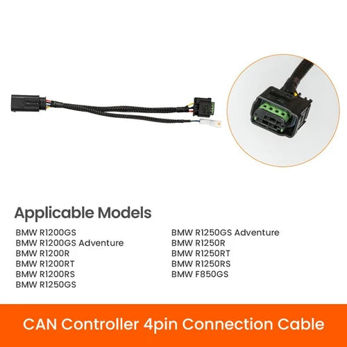 LOBOO CAN-Bus Light Controller for BMW Motorcycles (LC081) | Original Scroll Wheel Control & Strobe Sync