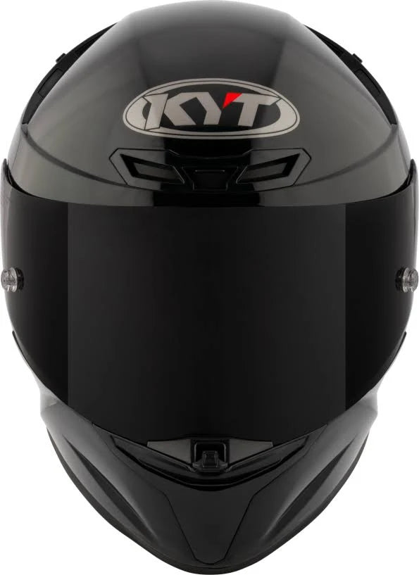 KYT TT REVO Plain Black Helmet