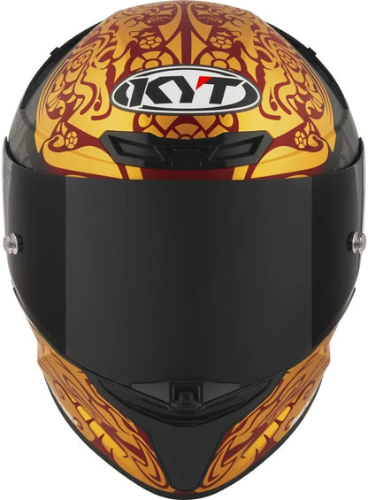 KYT TT Revo Enea Bastianini Indonesia Replica 2023 Matt Black Helmet