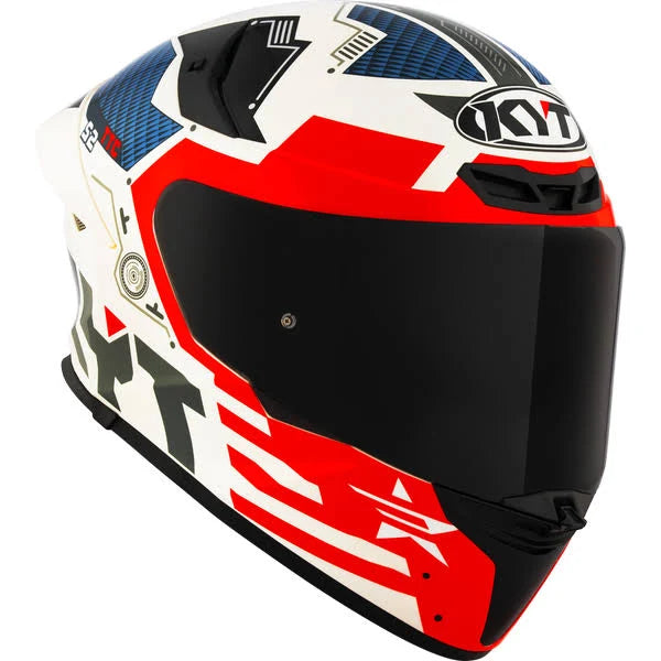 KYT TT Revo Fuselage Red Gloss Helmet