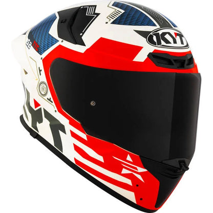 KYT TT Revo Fuselage Red Gloss Helmet