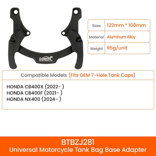 Loboo Tank Bag-BTB05BK