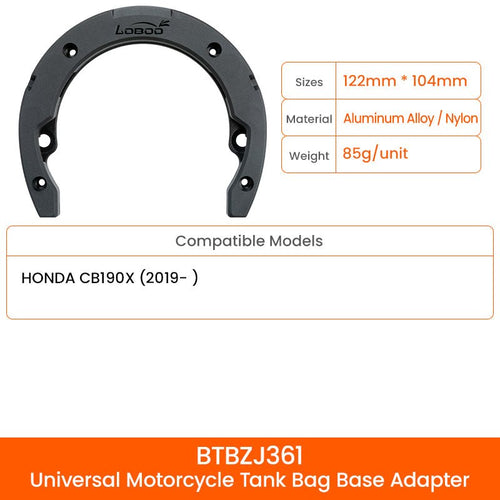 Loboo Tank Bag-BTB05BK