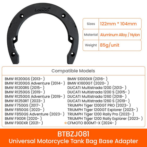 Loboo Tank Bag-BTB05BK