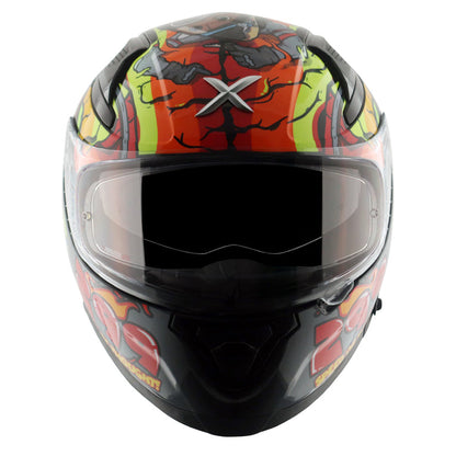 Axor xBhp Bionic Helmet NEON YELLOW BLUE