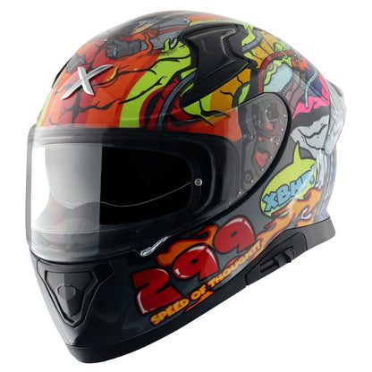 Axor xBhp Bionic Helmet NEON YELLOW BLUE
