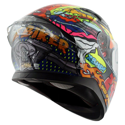 Axor xBhp Bionic Helmet NEON YELLOW BLUE