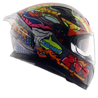 Axor xBhp Bionic Helmet NEON YELLOW BLUE