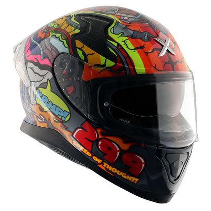 Axor xBhp Bionic Helmet NEON YELLOW BLUE