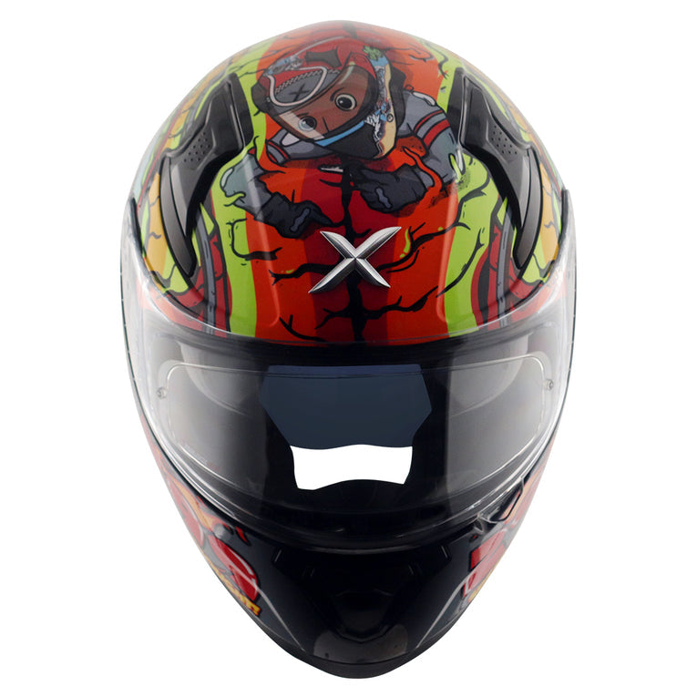 Axor xBhp Bionic Helmet NEON YELLOW BLUE