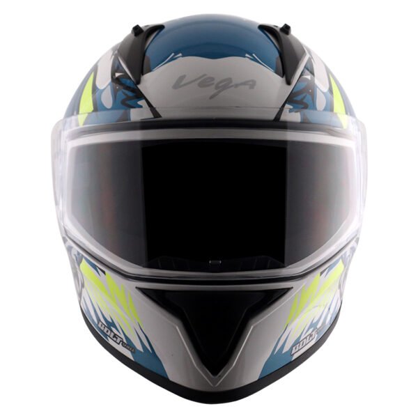 VEGA BOLT BUNNY WHITE BLUE HELMET - Image 6