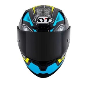KYT Striker Black Blue Helmet